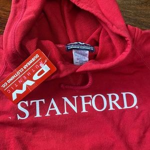 Vintage DW Red Stanford University Hoodie